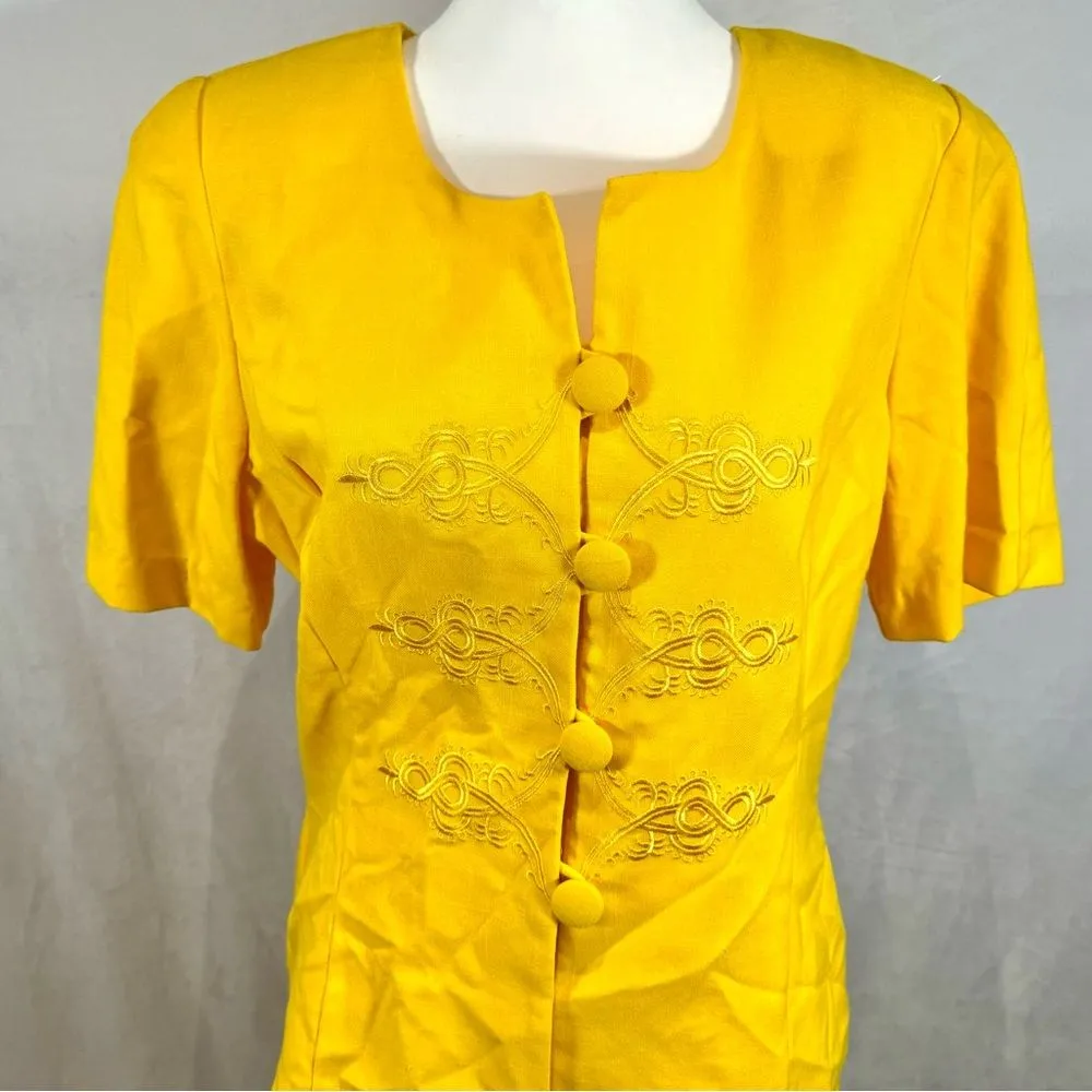 Kathie Lee Collection Vintage skirt set size 12 NWOT - Image 2