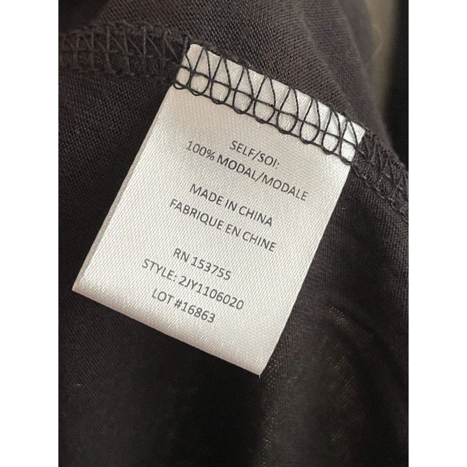 NWT Haute Hippie Key Hole Bell Sleeve Top Blouse Size XS‎ Black Mock Neck Boho - Image 7