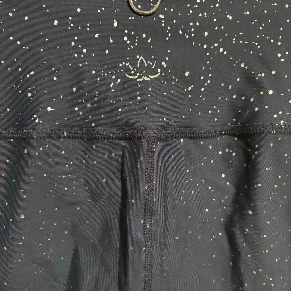 Beyond Yoga Alloy Ombre High Waisted Leggings Navy Blue Silver- Size Medium - Image 7