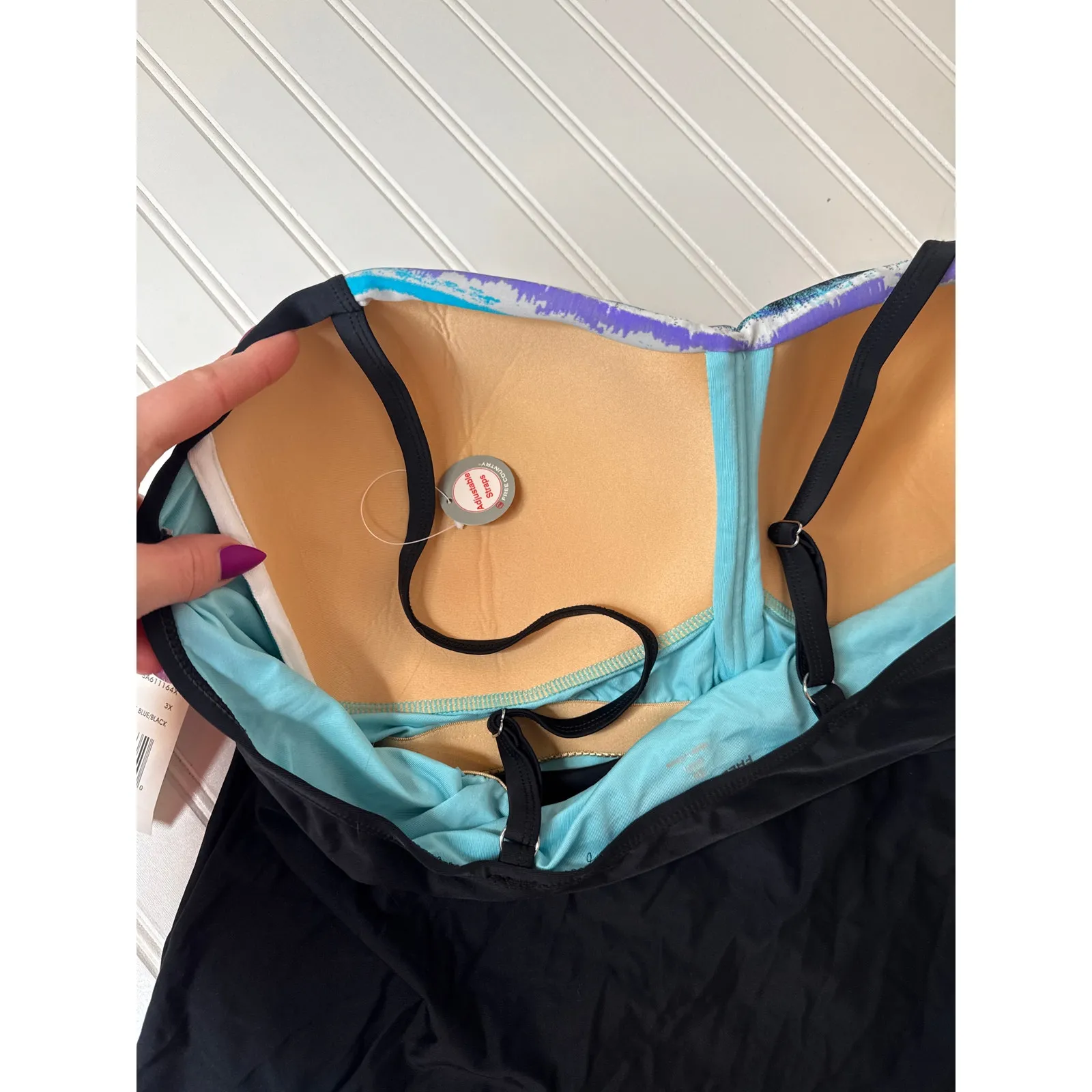 NWT Free Country Tie Dye Bandeau & Coco Reef Bikini Bottom Swim Bundle Plus 3X - Image 5