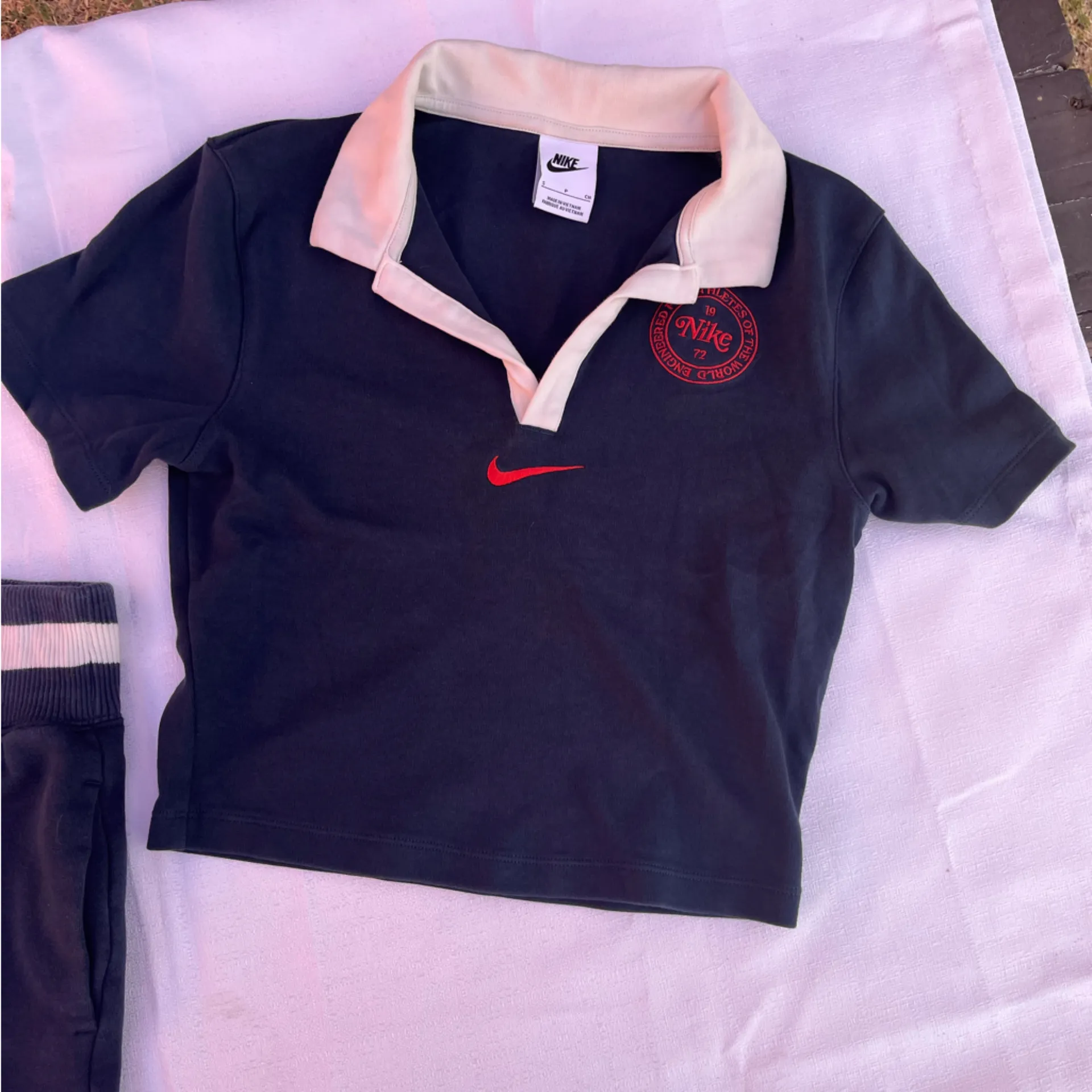 Nike Navy and Red Women's Pantsuit - Image 5