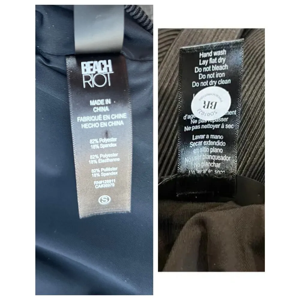 NEW Beach Riot Sydney Belted One Piece Swimsuit Size Small - Image 7