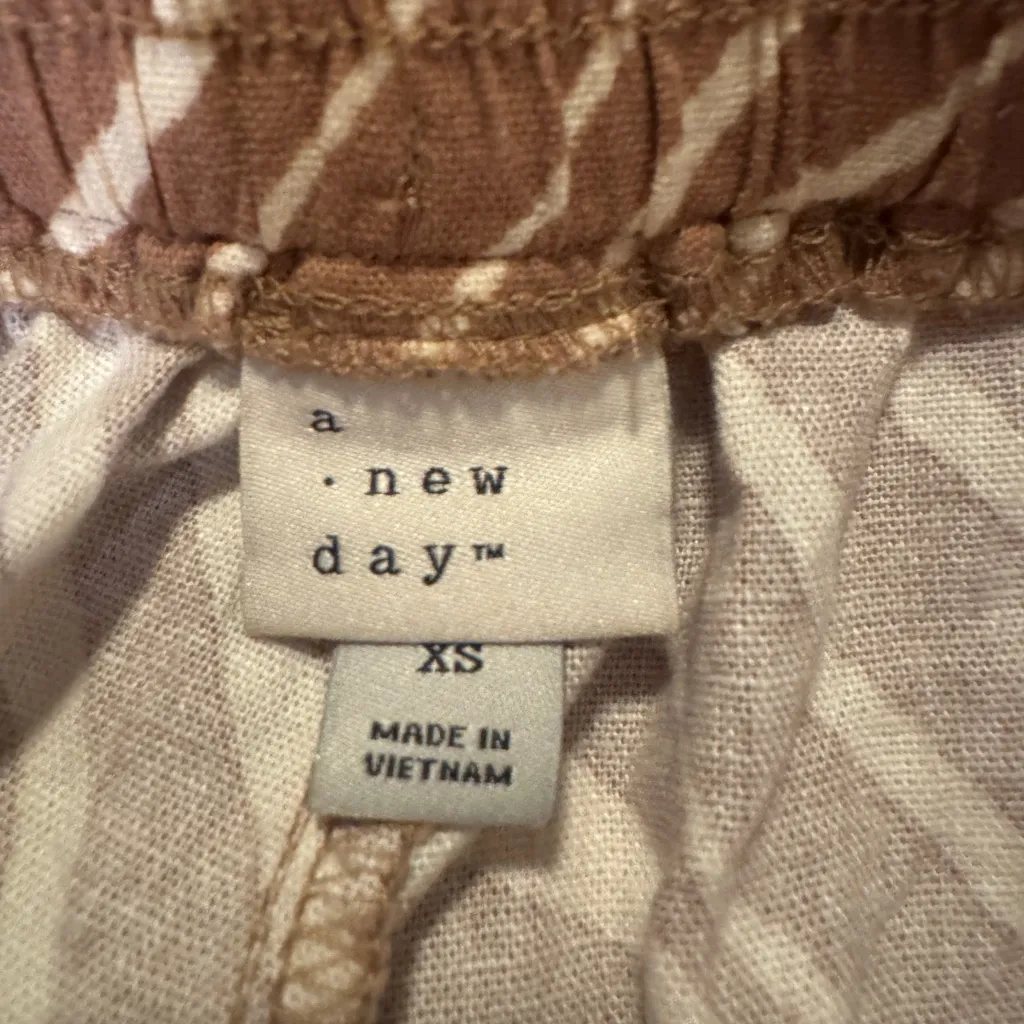 A New Day Brown and White Zebra Print Wide Leg Pants - Image 4