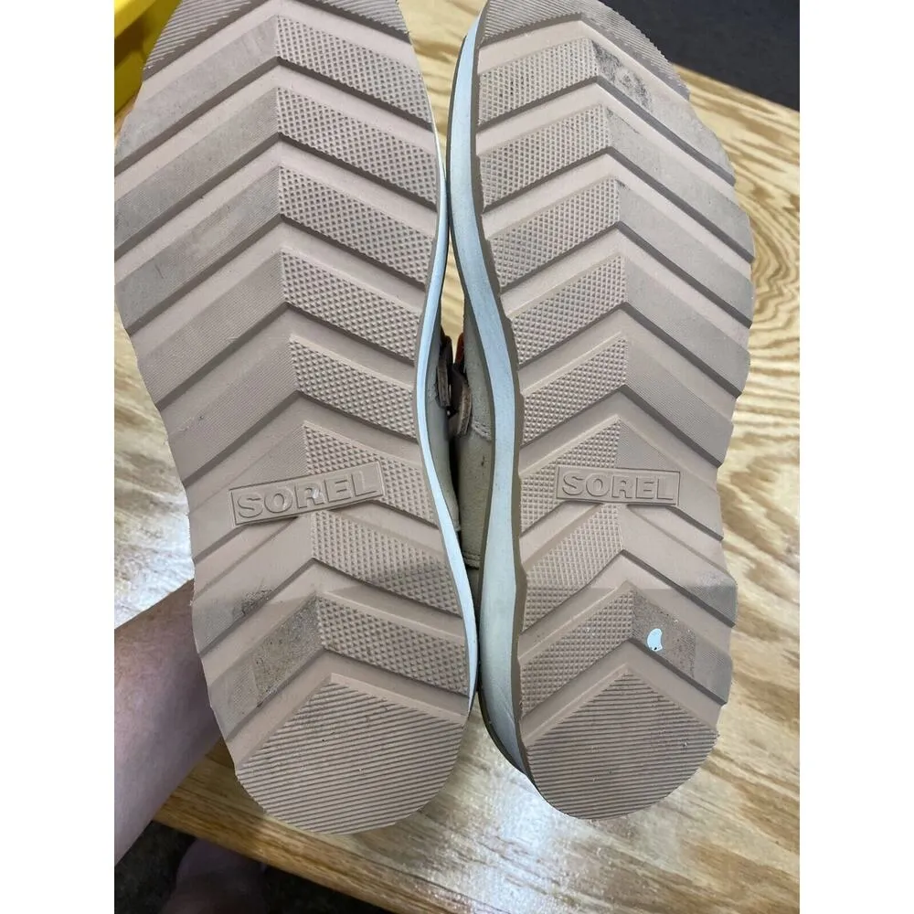 Sorel Hi-Line EQ Chelsea Boots Women's 7.5 Beige Geox Respira Waterproof S56 - Image 9