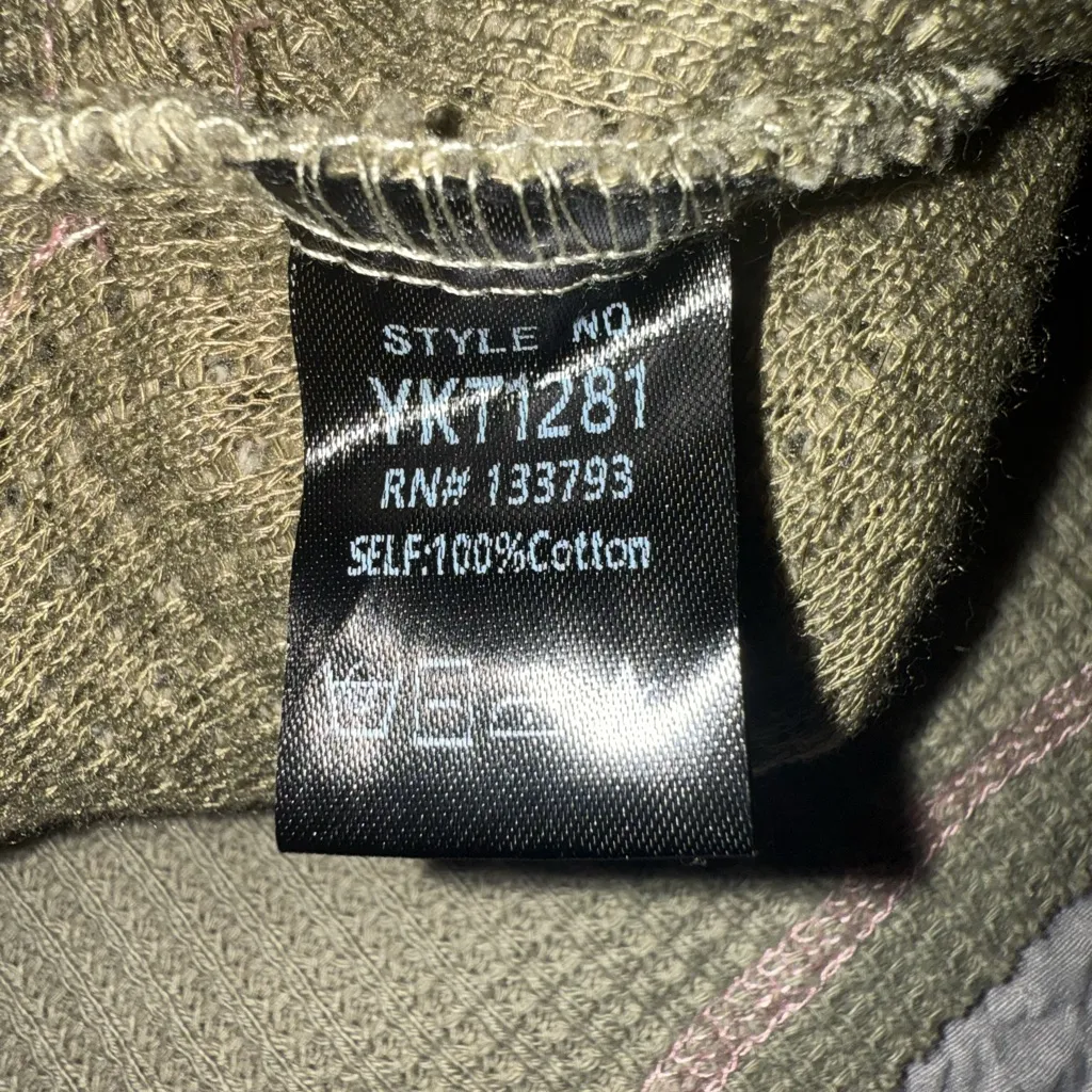 POL  AUTUMN BRUNCH WAFFLE KNIT HENLEY TOP NWOT Large - Image 8