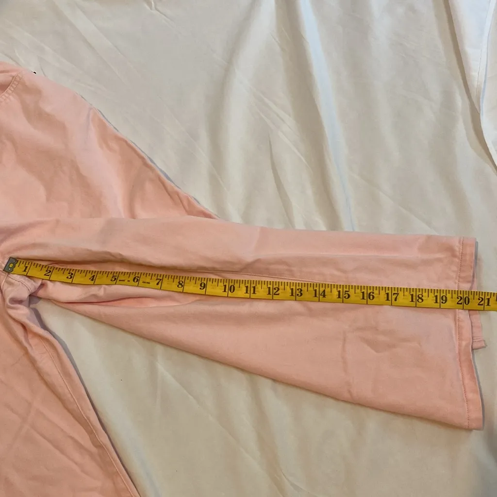 157 Ralph Lauren Green Tag Pink Preppy Capris Pants Jeans Size 10 - Image 5