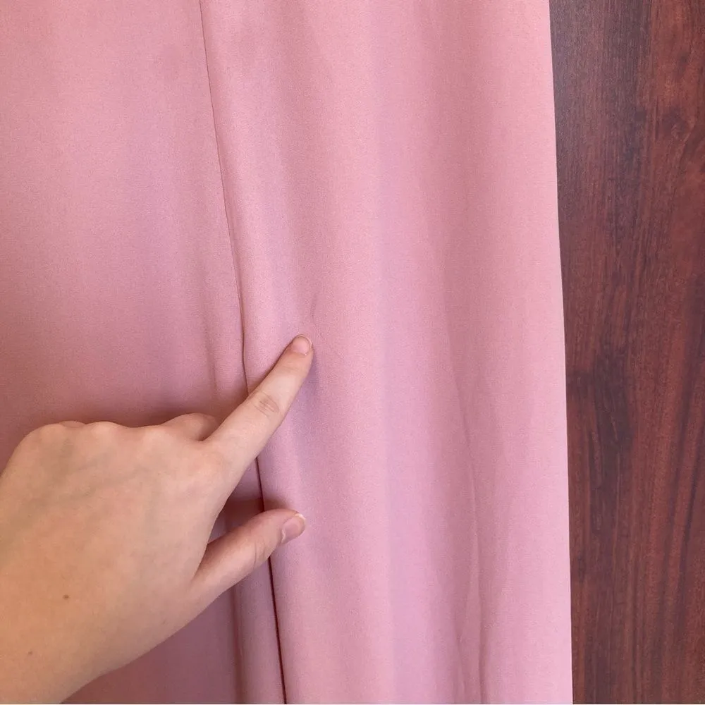 FAME AND PARTNERS Pink Jumpsuit Spaghetti Strap Flowy - Image 8