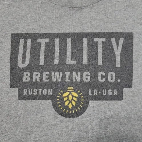 Bella + Canvas Shirt Size XL Utility Brewing Company Ruston, LA Brewery T-Shirt Utility Brewing Co. Graphic Print Unisex  - Image 4