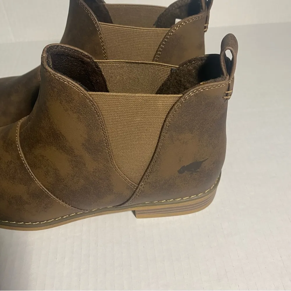New with defects Rocket Dog Maylon Brown Chelsea Ankle Boots Women's US Size 9 P - Image 4