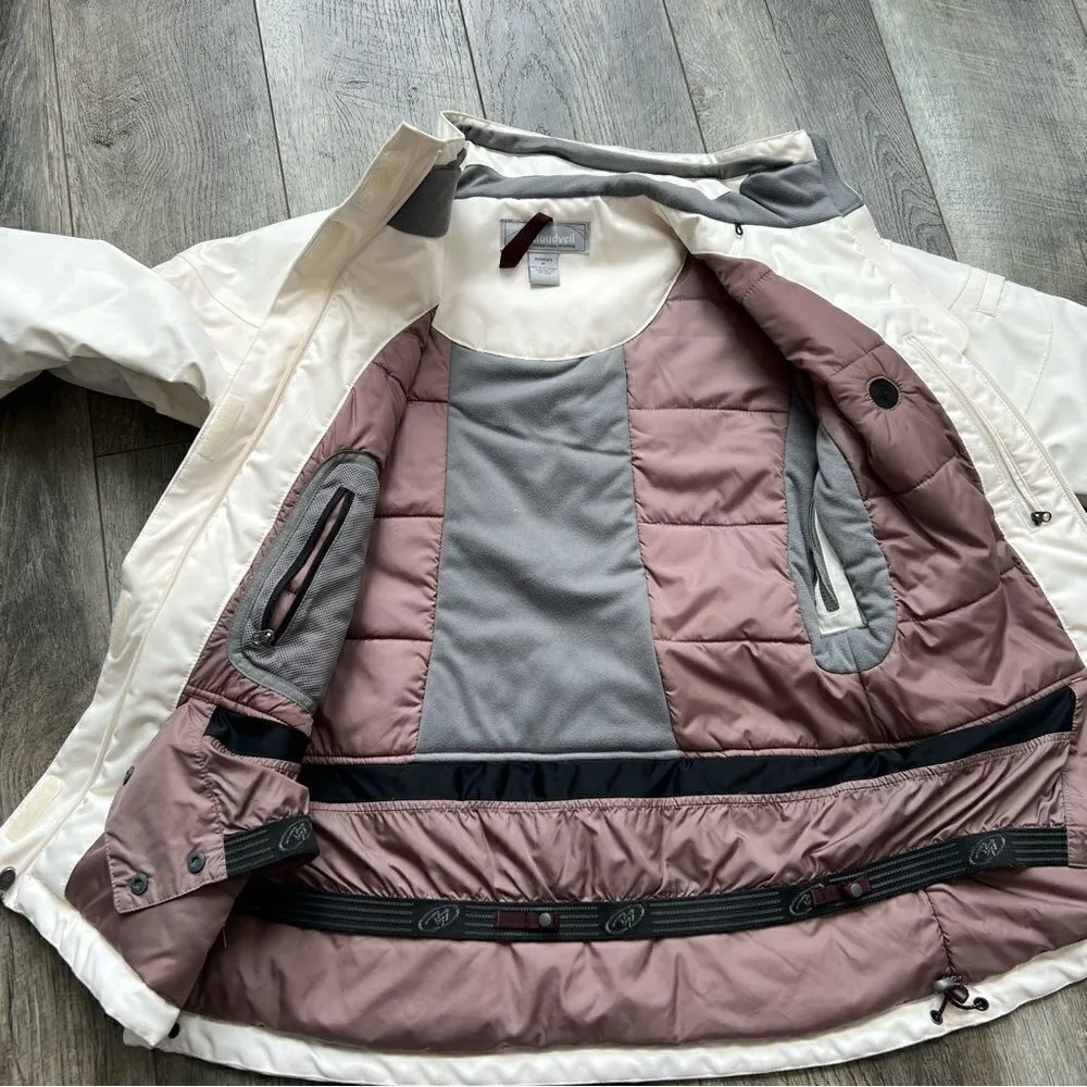 Cloudveil Jackson Hole, Wyoming Women's Koven Ski Snowboarding Jacket Medium White - Image 14