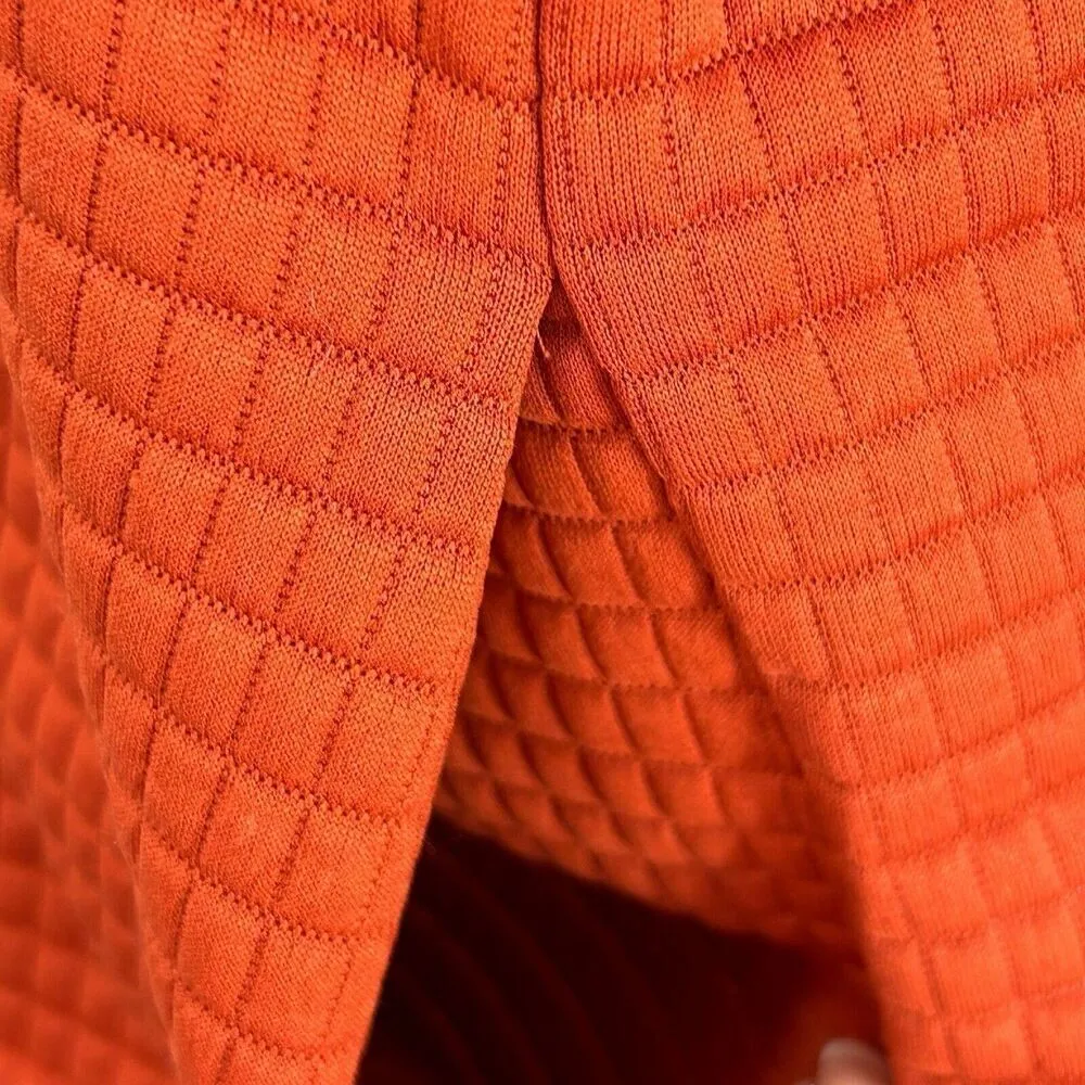 Chico’s Burnt Orange Zip Cardigan Jacket Pockets Size 3 - Image 7