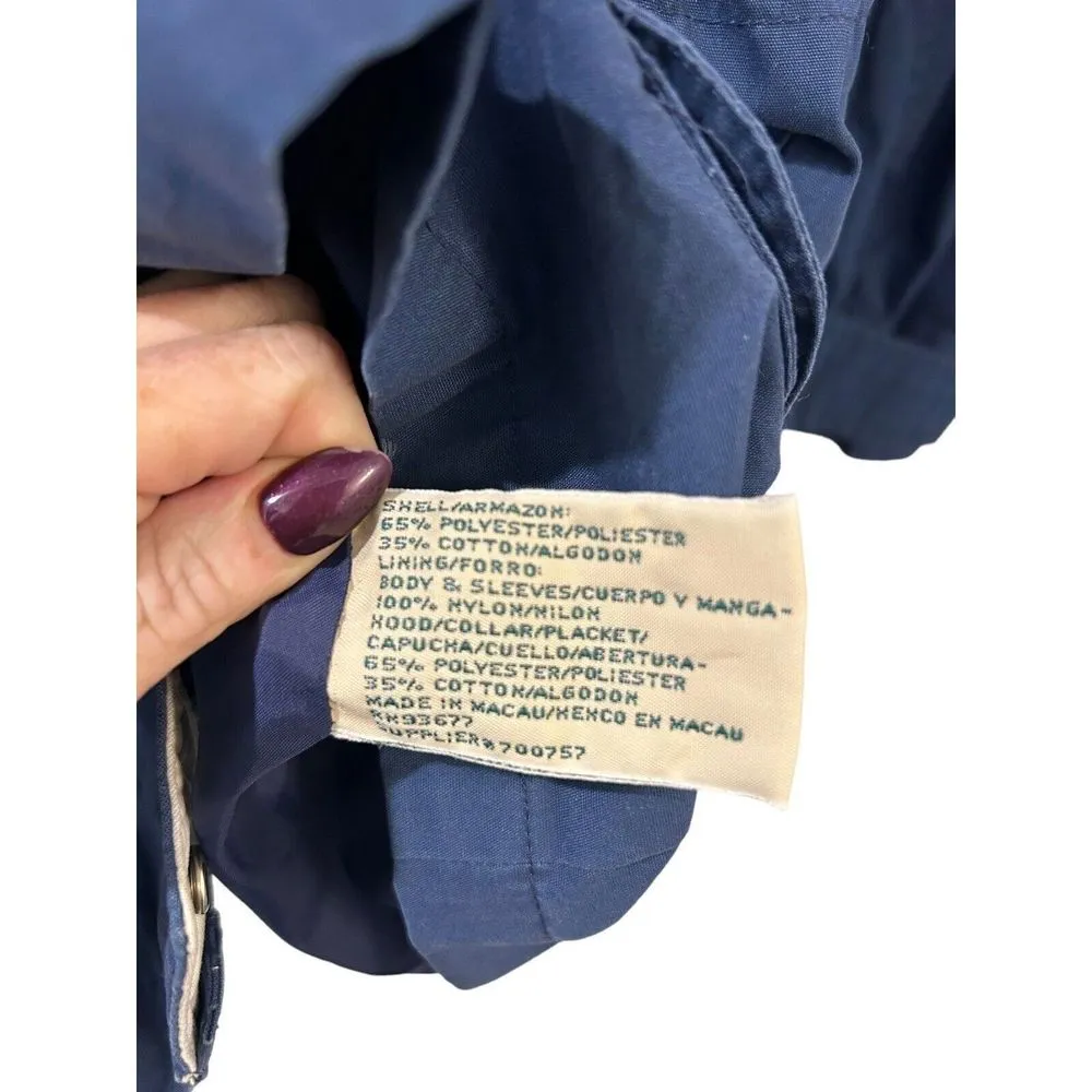 St. Johns Bay Parka Jacket Womens Size XL Full Zip Parka Blue Winter Warm - Image 7