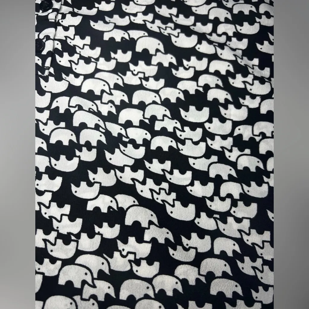 Adam Levine  Tank Top Blue Elephants Size Large - Image 3