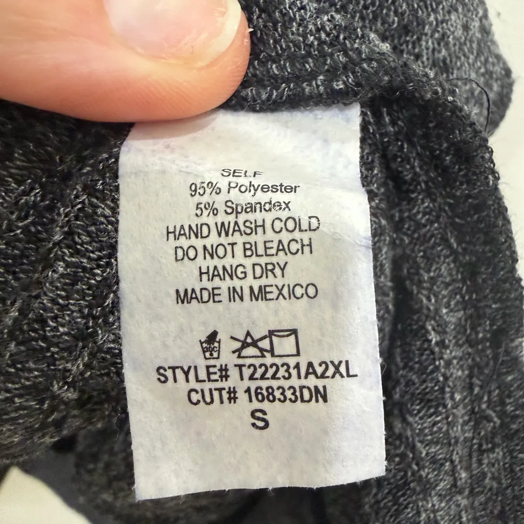 White Birch Dark Gray Crew Neck Sweater - Image 4