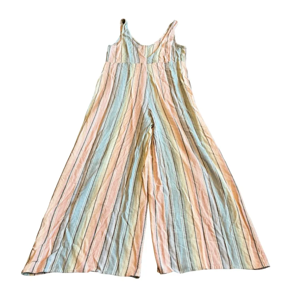 Show Me Your MuMu Dunaway Jumpsuit Sleeveless Stripe Romper One Piece Size Small - Image 8