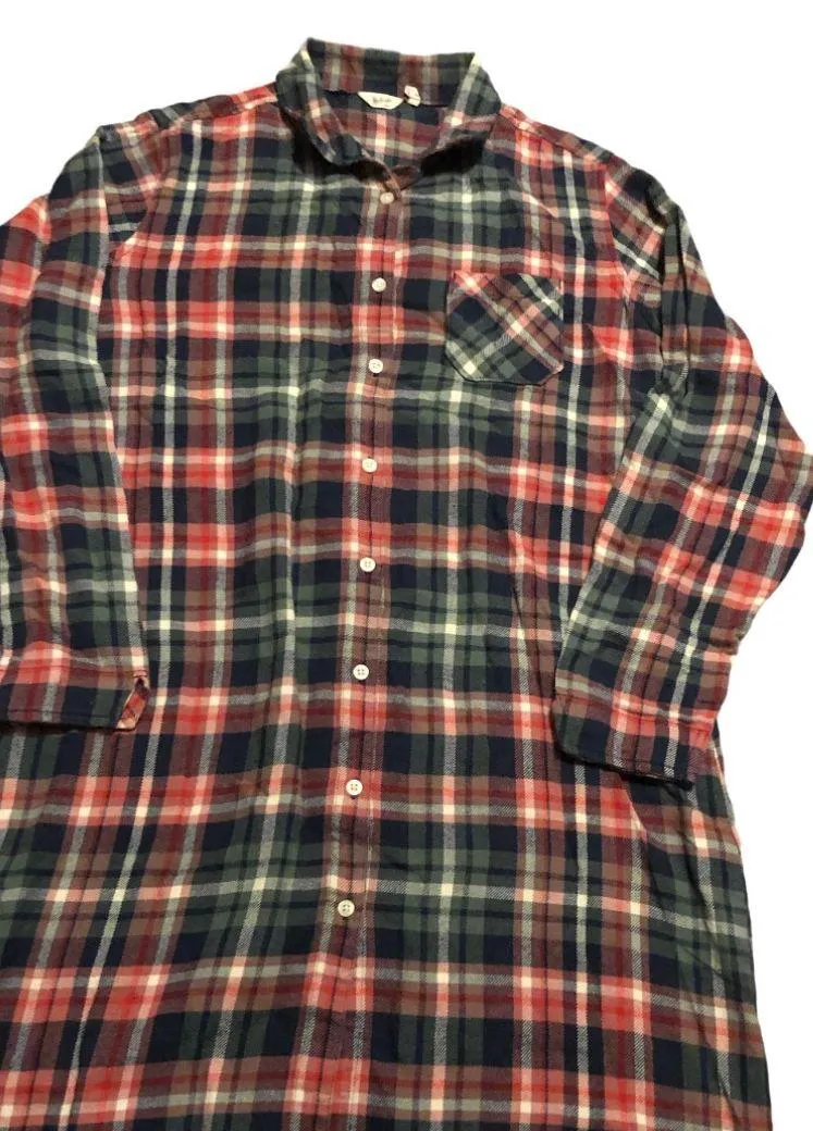 Woolrich Plaid Long Sleeve Shirt Dress - Image 3