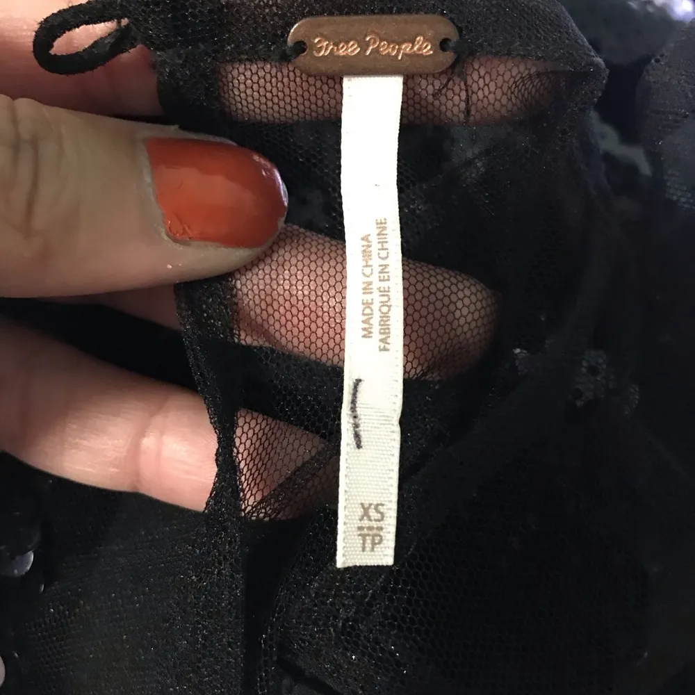 Free People Sequin Dress SzXS - Image 8