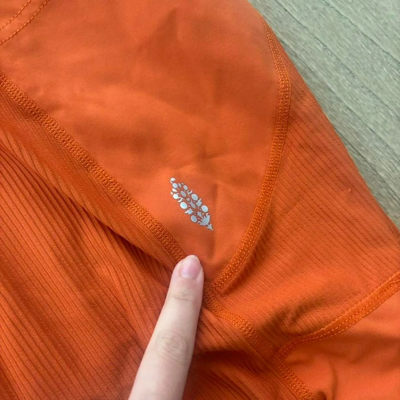 Free People Movement Take A Hike Orange Pants Small - Image 4