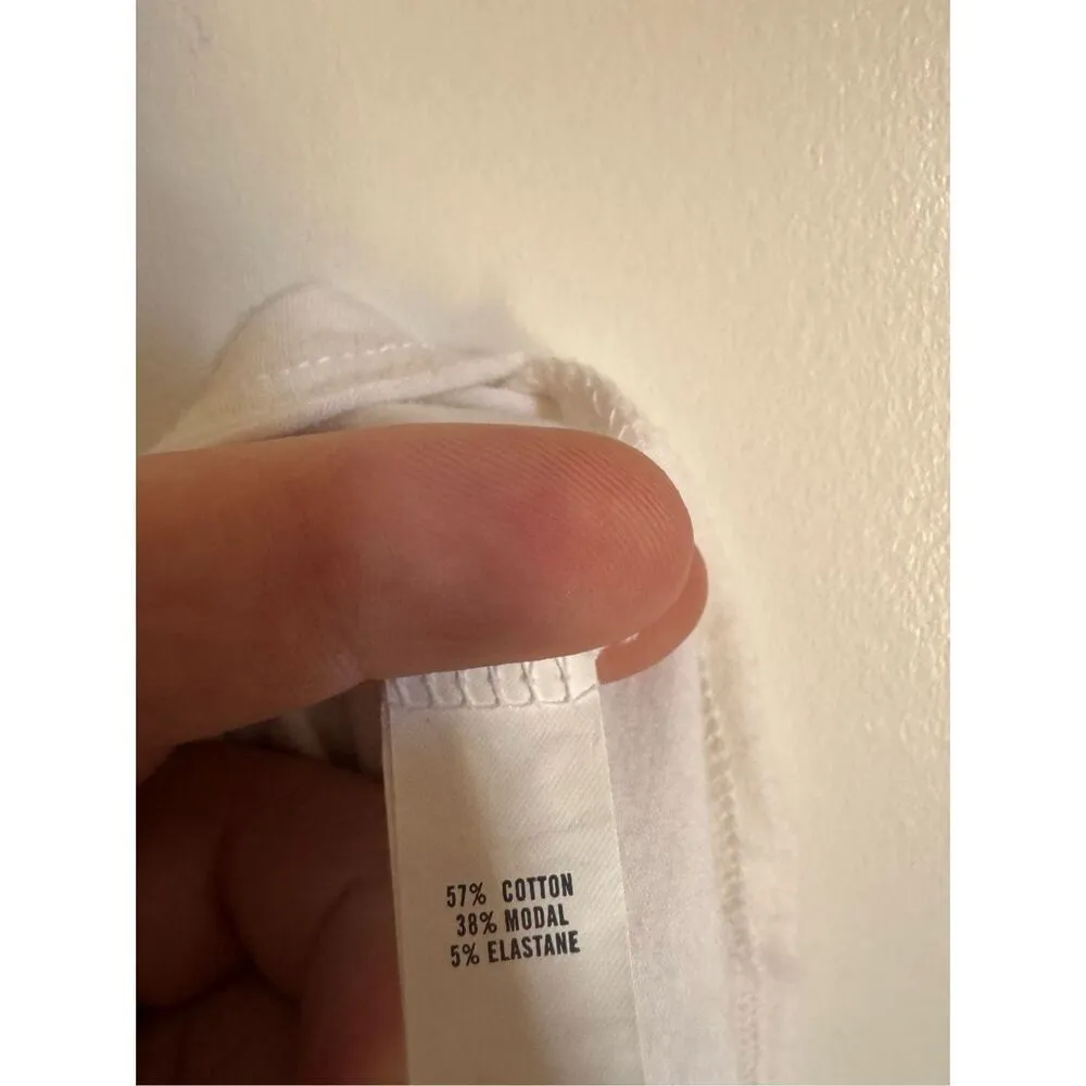 Abercrombie & Fitch 2000’s white pull on casual skirt sz M beachy comfy cotton m - Image 7