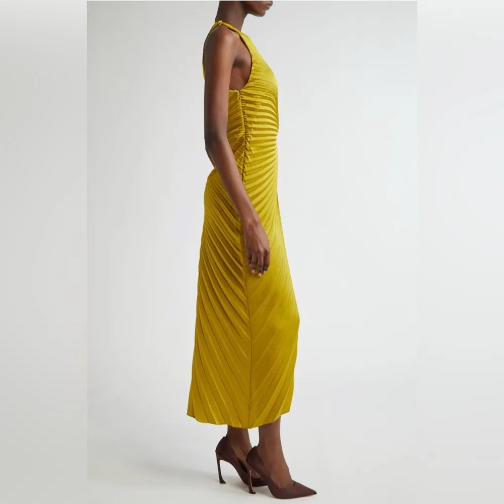 A.L.C Reagan Satin Pleated Midi Dress, size 2, $595 - Image 14