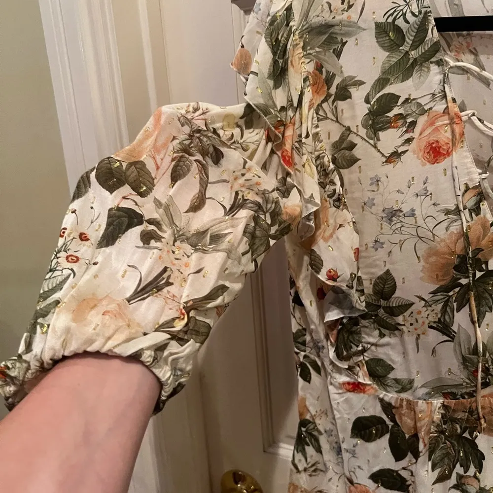 Zara floral boho top - Image 9