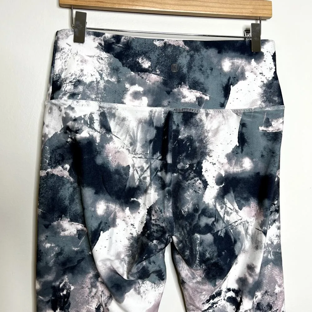 Marika Multicolored Abstract Patterned Ankle Leggings Size L - Image 4