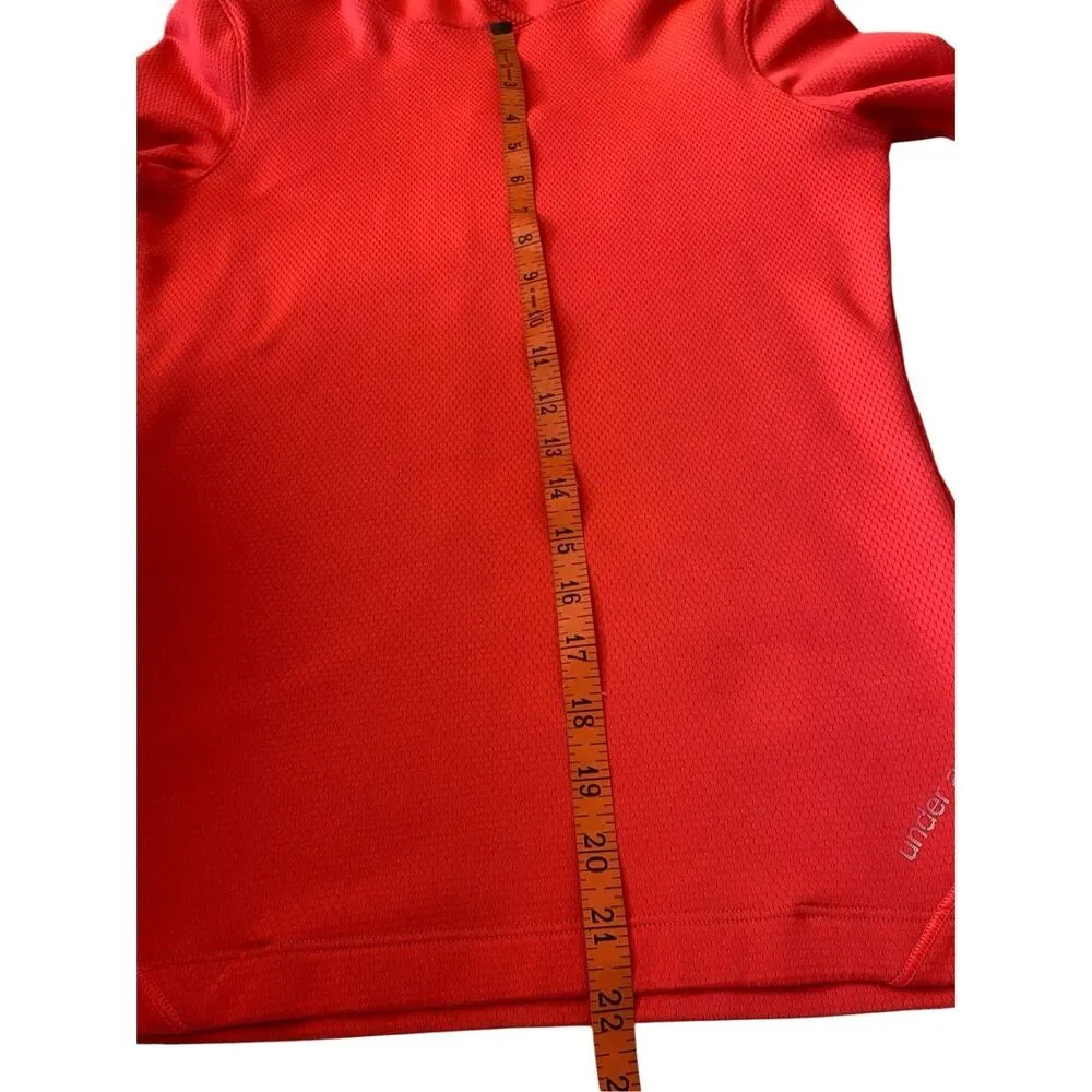 Under Armour Fitted Cold Gear Hooded Long Sleeve Shirt Workout Sports Athletic - Image 13