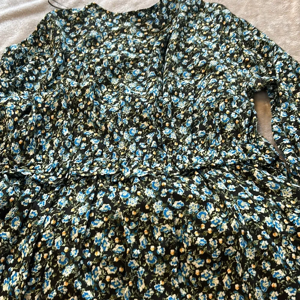 Zara floral long sleeve midi dress - Image 7