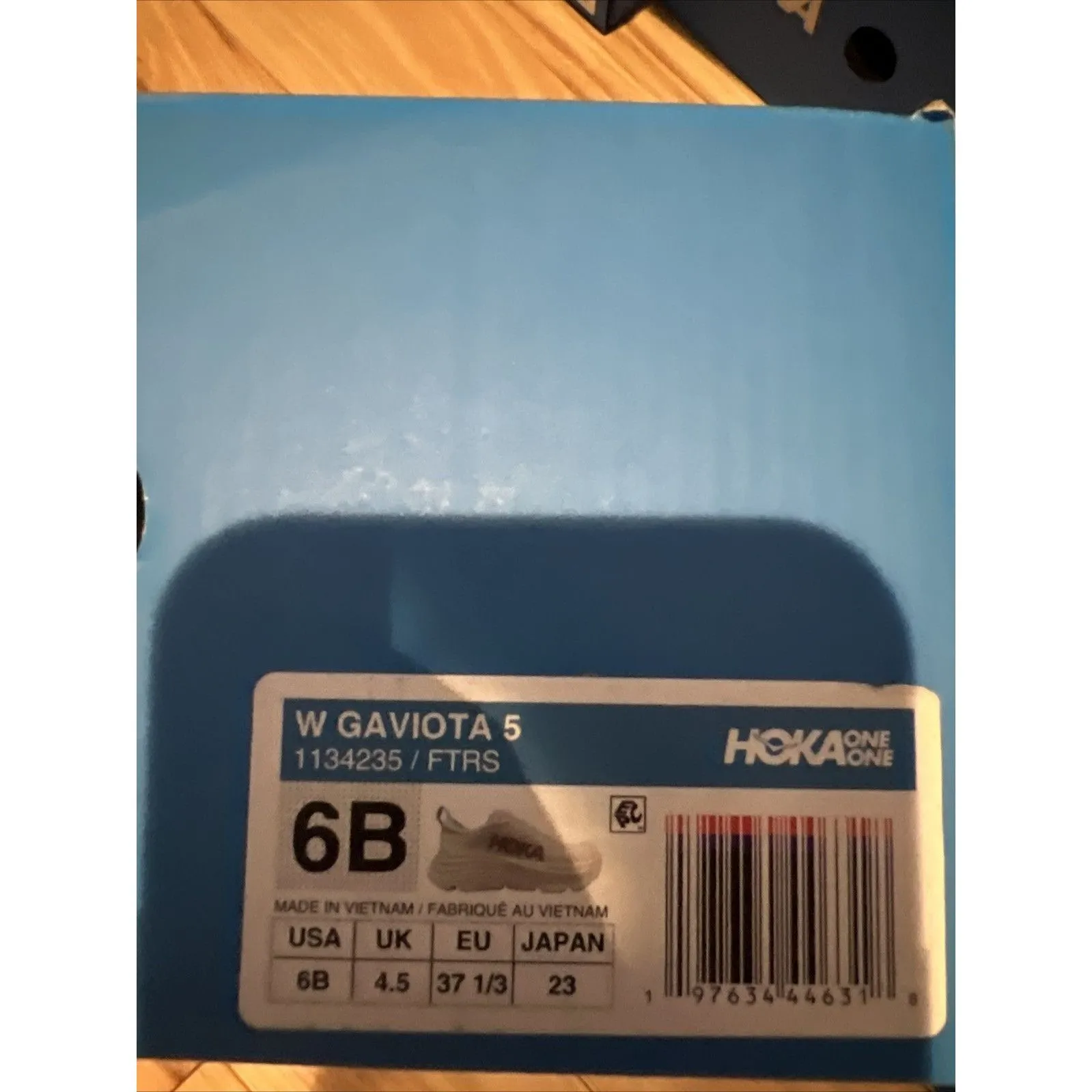 Hoka One One Women's Gaviota 5 Size 6 FTRS Frost Blue Medium Width Brand New - Image 9