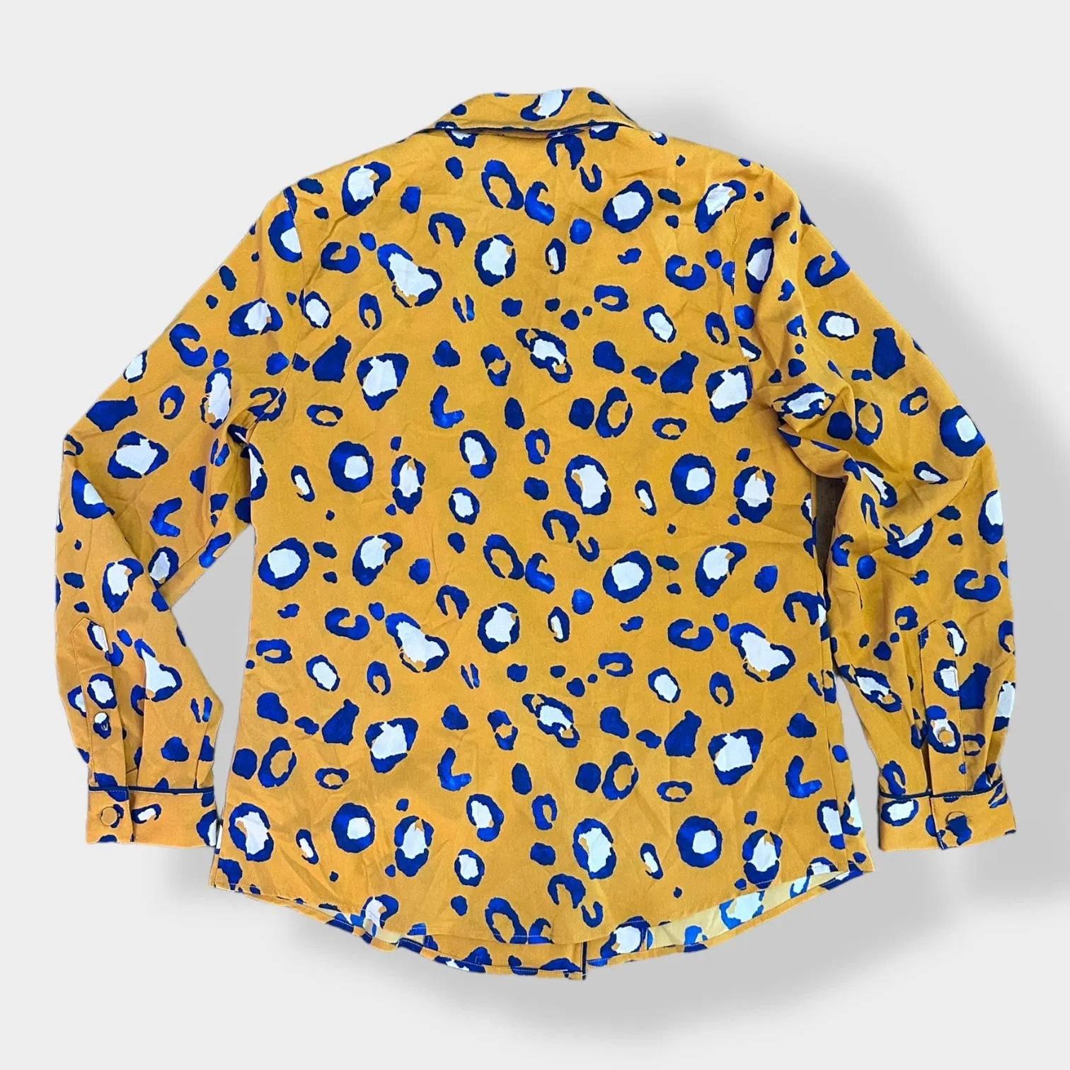 3.1 Phillip‎ Lim for Target Yellow and Blue Leopard print Jacket Size M Size M - Image 6