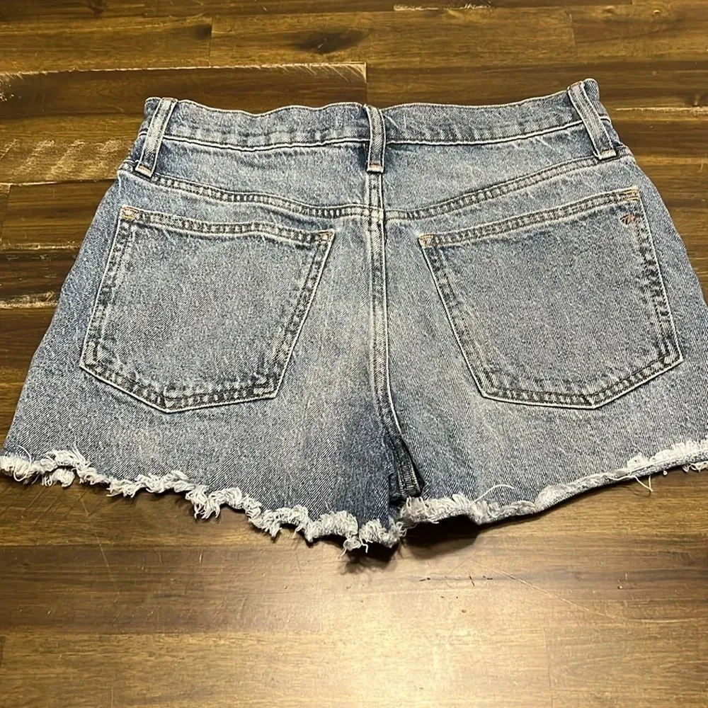 Madewell Denim Cut Off Shorts Jeans 28 The Perfect Jean Shorts - Image 3