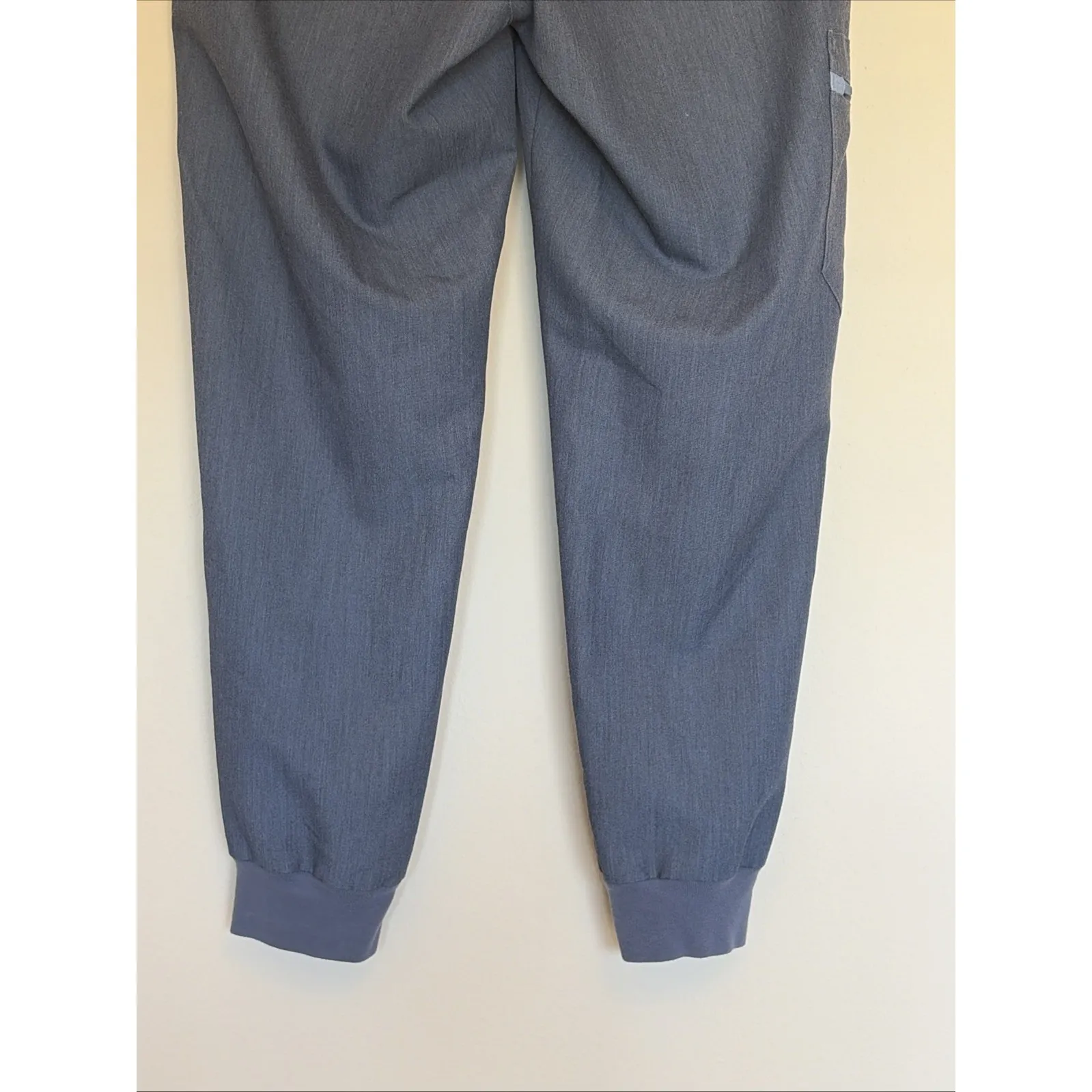 FIGS Zamora Heathered Blue Medical Scrub Uniform Pants Womens Medium Petite MP - Image 7
