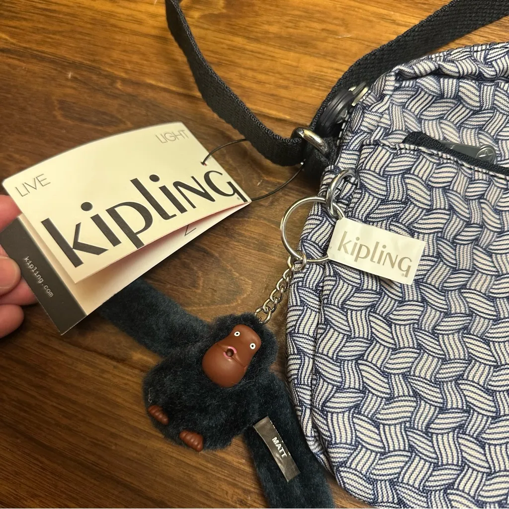 Kipling Damian Up Crossbody Bag Groovy Vines New With Tags NWT - Image 5