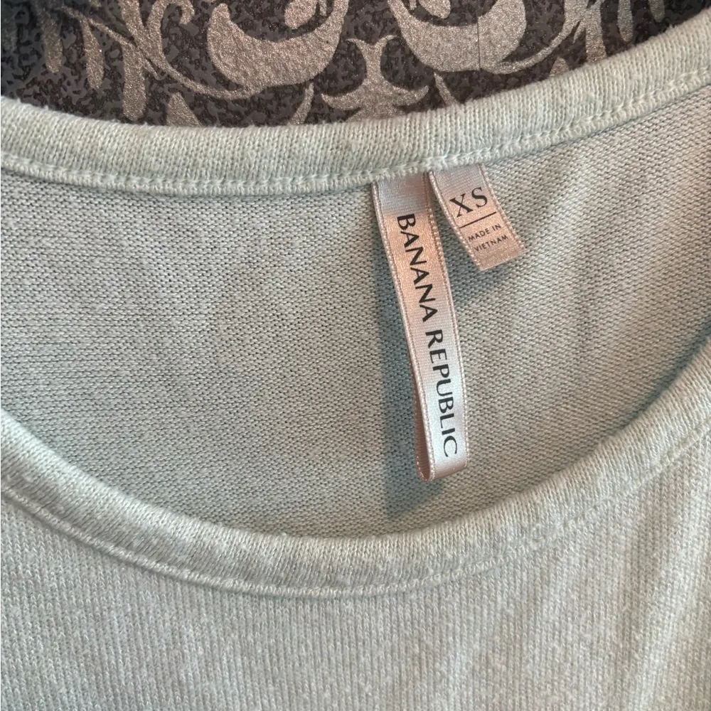 Mint Green Sleeveless Lightweight Sweater Tank XS banana republic - Image 2