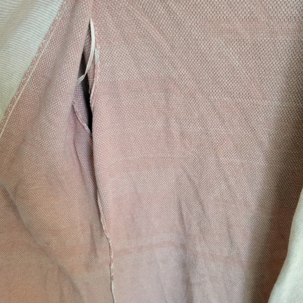 Yet Again Tan Rust Brown Boho Aztec Knit Open Front Women's Cardigan Size Large - Image 9