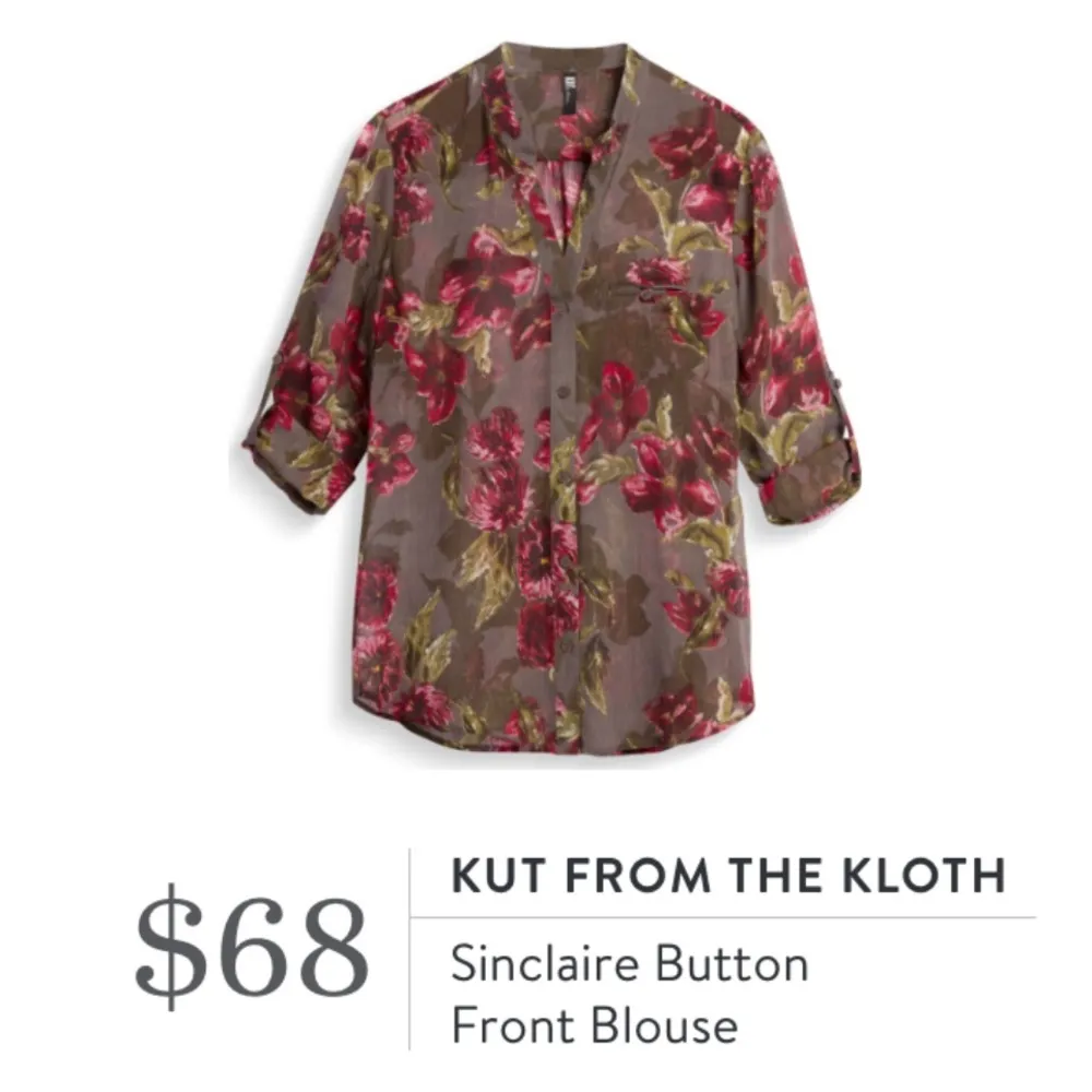 Kut from the Kloth - Sinclaire Floral Blouse size small - Image 3
