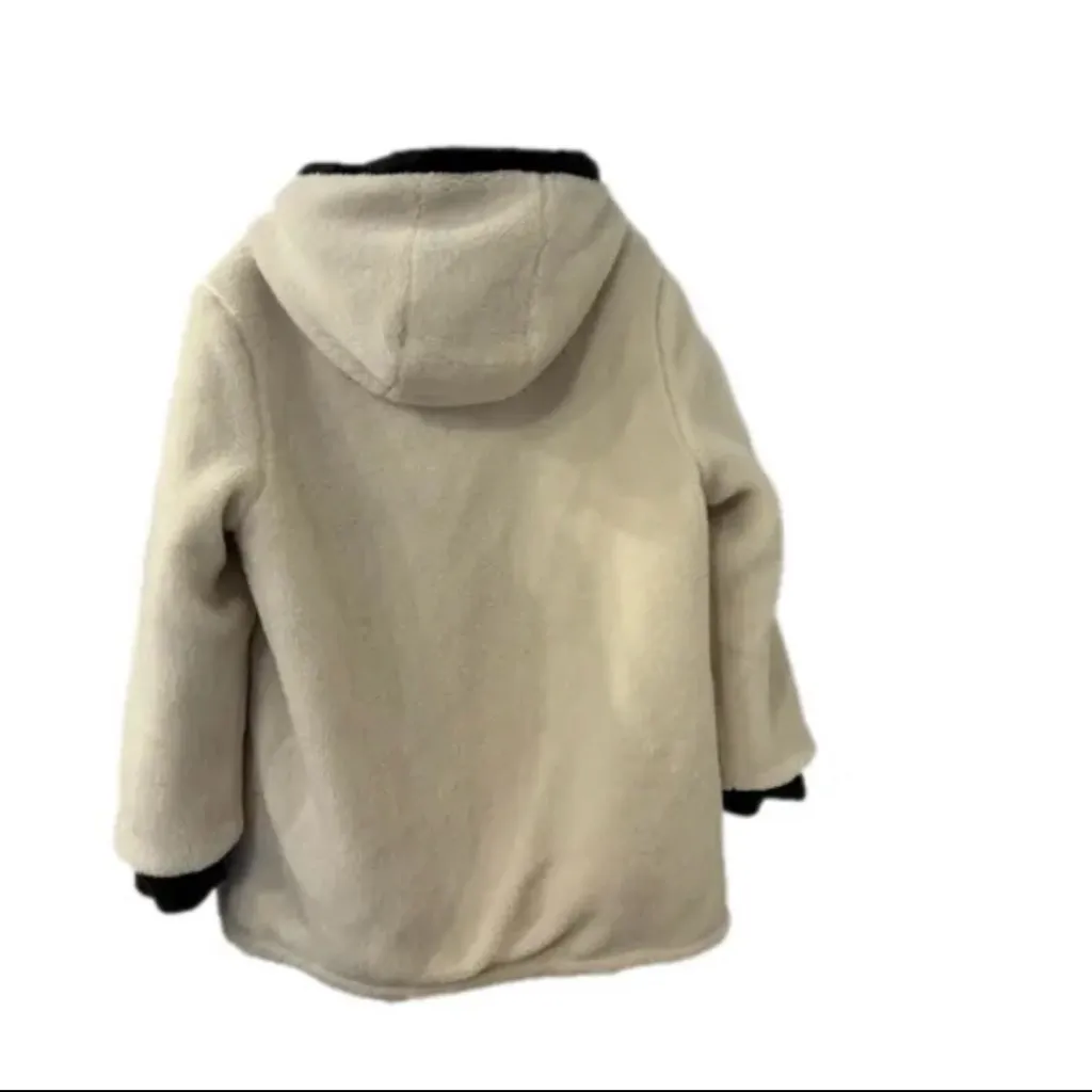 1 Madison Expedition reversible camouflage and sherpa mid-length parka jacket M - Image 5