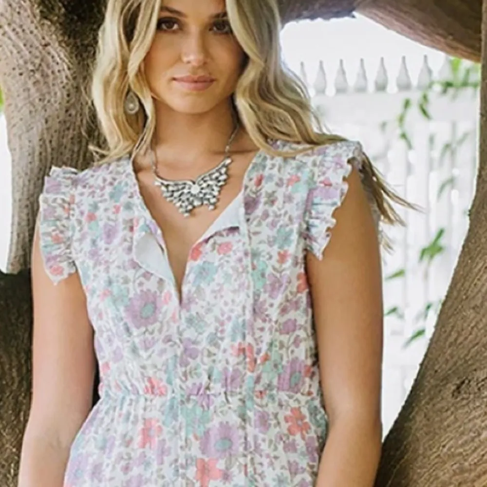 NWT HOUSE OF SKYE DAISY MAXI DRESS WANDERING VIOLET Pink Size M - Image 3