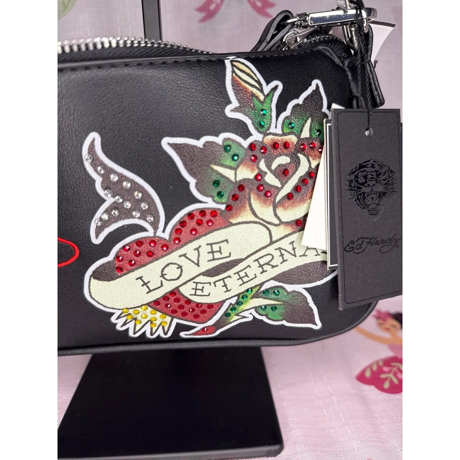 NEW Ed Hardy Nolita shoulder purse with crossbody strap - Image 3