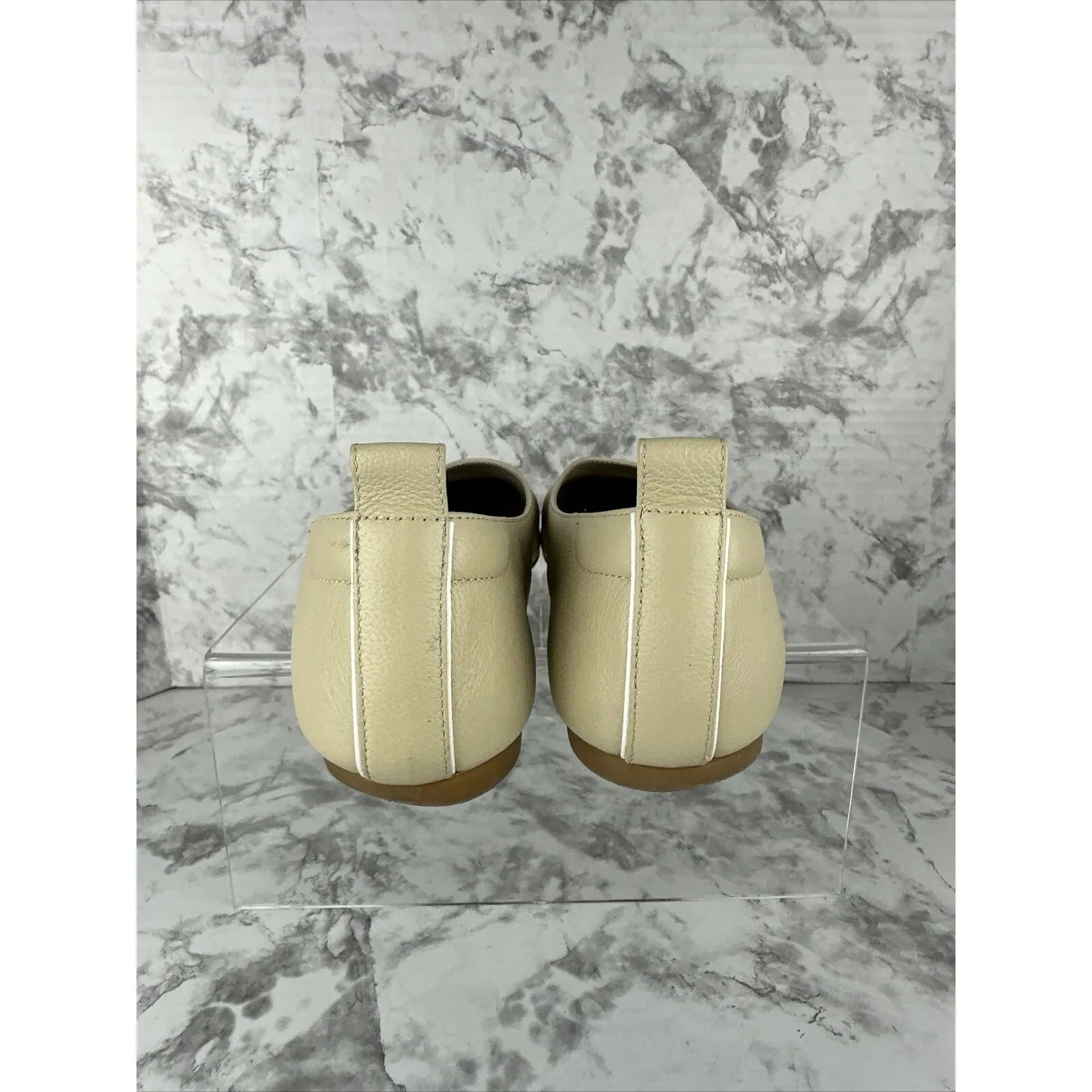 Everlane Womens Day Glove Italian Leather Ballet Flats Cream Beige Size 8.5 - Image 4