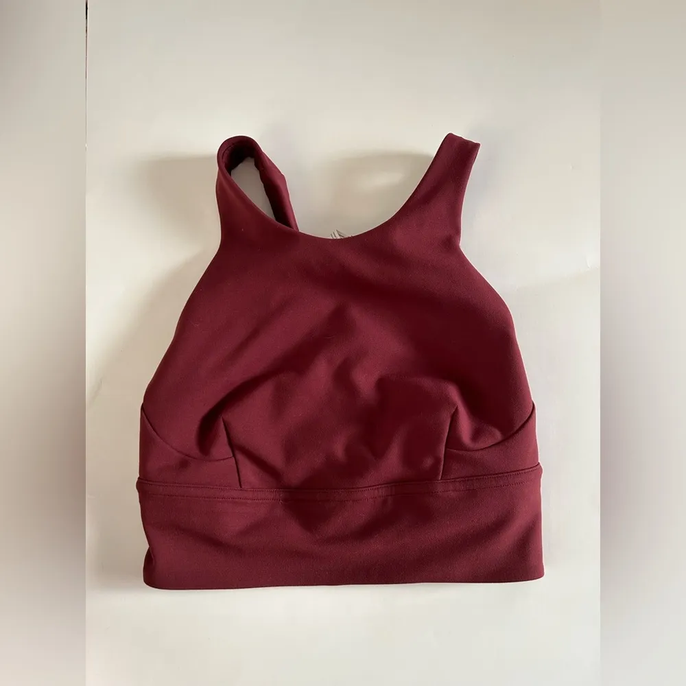 Wunder Train Longline Bra *Medium Support, C/D Cup Mulled Wine Sz 2 - Image 6