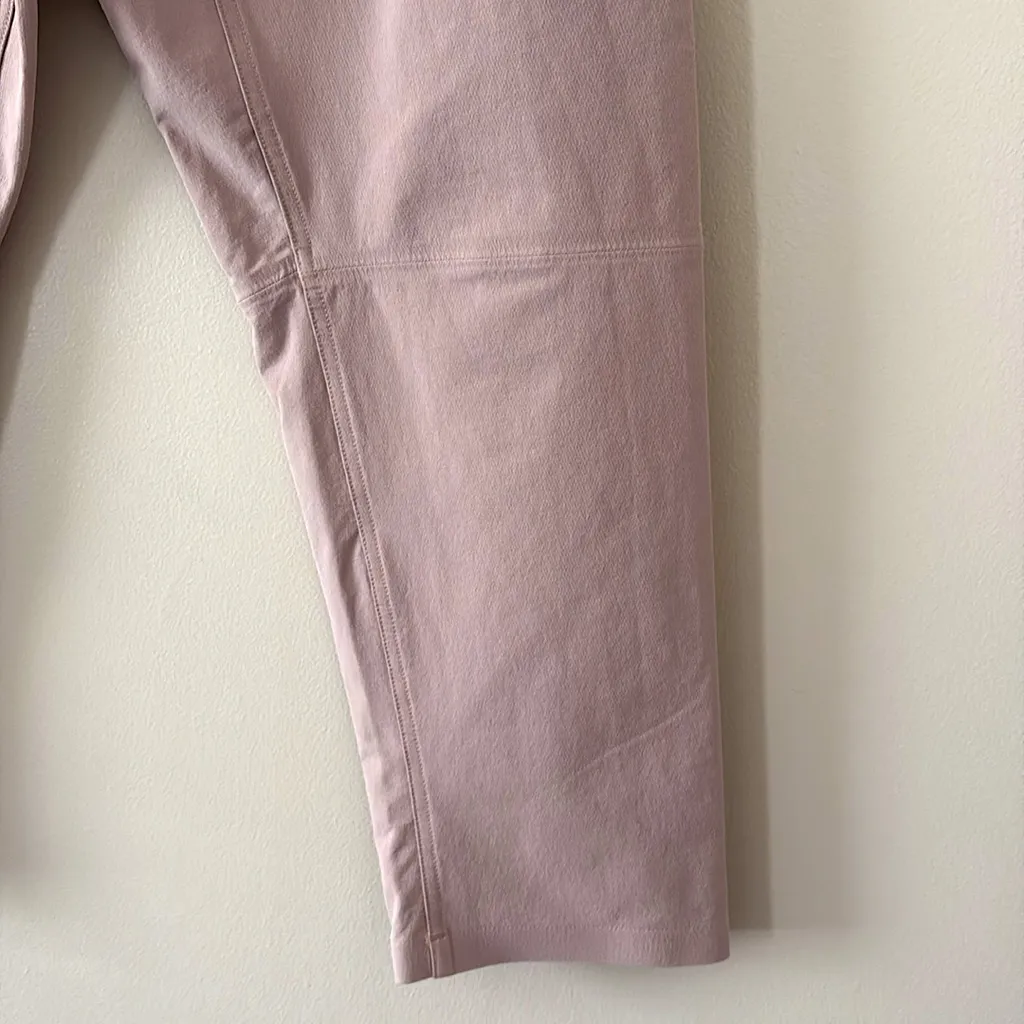 Outdoor Voices RecTrek 26” Pants Pull On Drawstring Waist Mauve Size M - Image 7