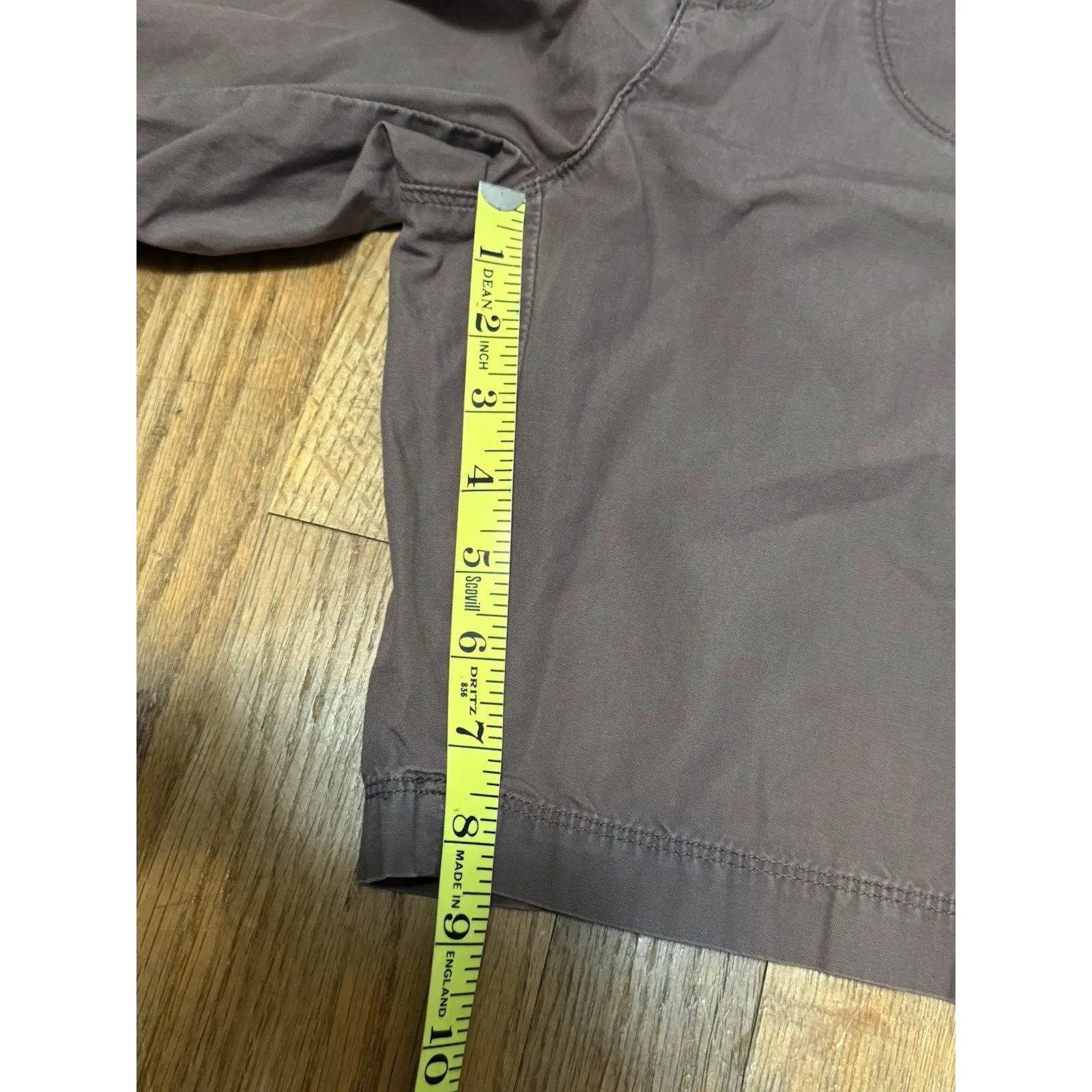 Patagonia Women Khaki Bermuda Pocket Hiking 8.5" Shorts Dusky Brown Size 6 - Image 12