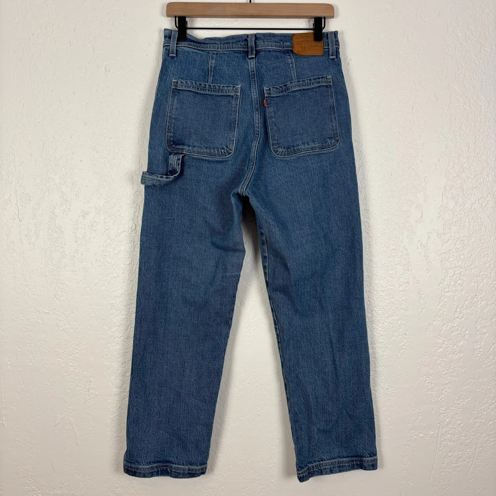 Levi's Premium Ribcage Straight Utility Carpenter Jeans Size 30 - Image 4