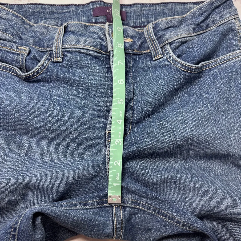 NYDJ Blue Boot Cut Jeans Size 6 Medium Wash 29x31 - Image 9