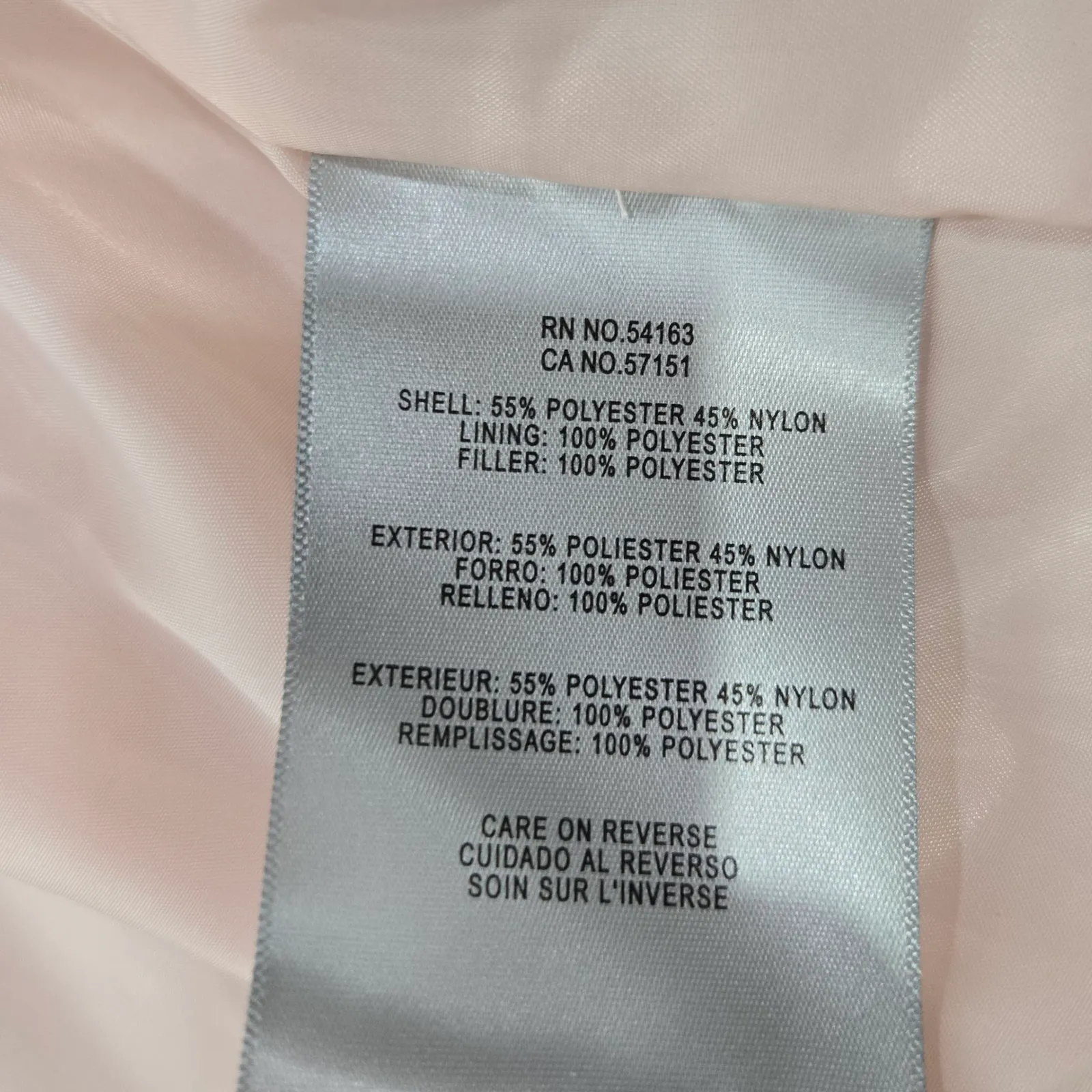 Levi’s Pastel Pink Quilted Shirt Jacket Shacket Snap Button Size Medium NWT - Image 11