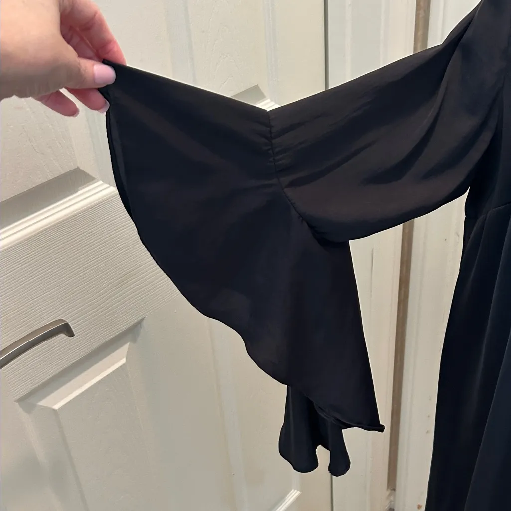 Who What Wear Black Long Sleeve Dress in Women's Size Medium - Image 2