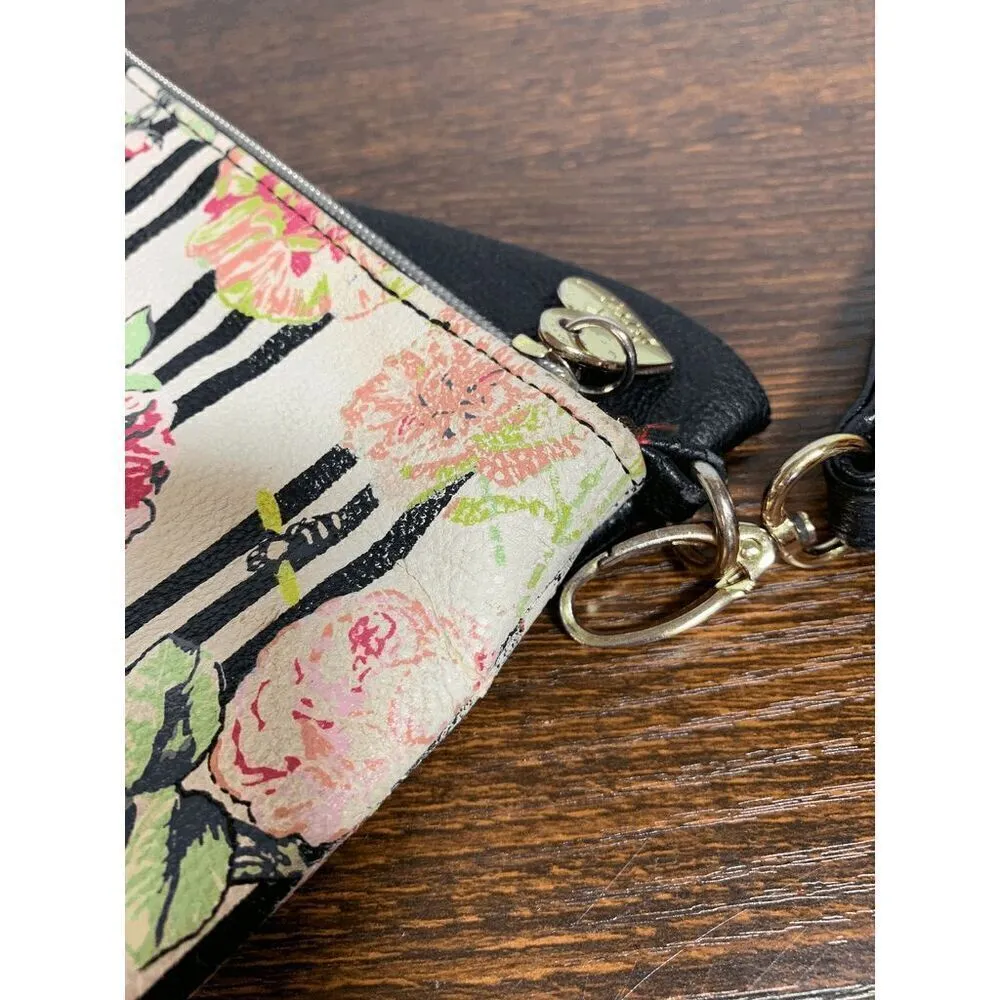Betsey Johnson Gift Boxed Floral Big Bow Wallet Handbag Multi-Color Size 8x12" - Image 9