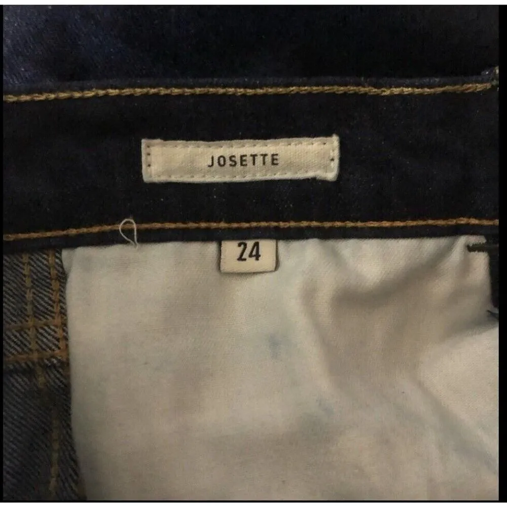 IMOGENE AND WILLIE Josette Dark Wash Skinny Jeans Size 24 Blue - Image 7