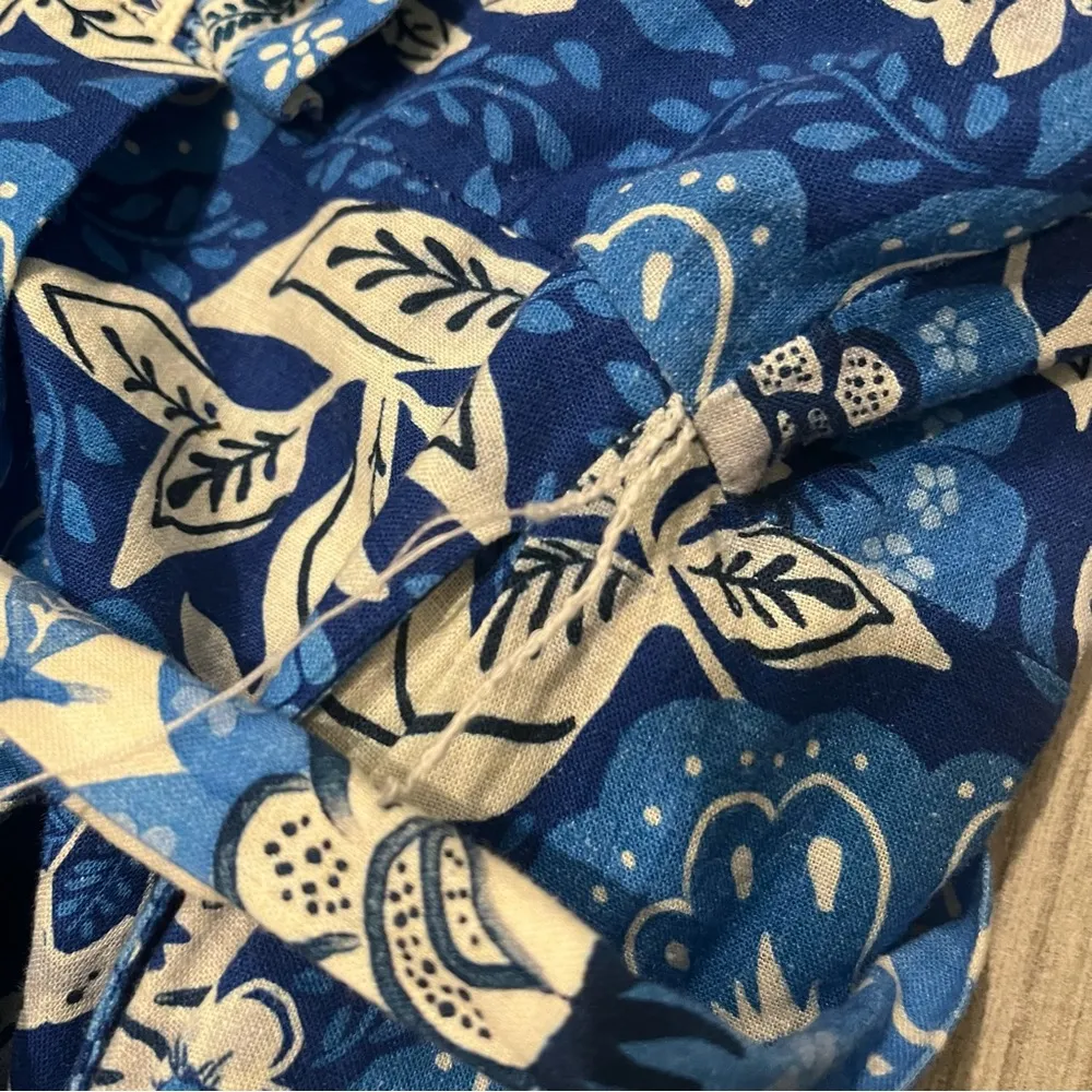 FARM RIO Full Of Flowers Ruffle Jumpsuit, Sz M - Image 16